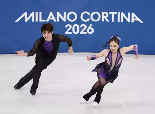 吉田、森田組のリズムダンス　五輪