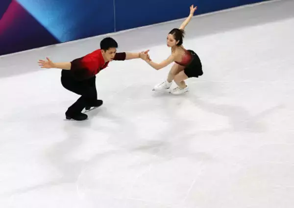 三浦、木原組の演技　五輪