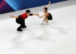 三浦、木原組の演技　五輪