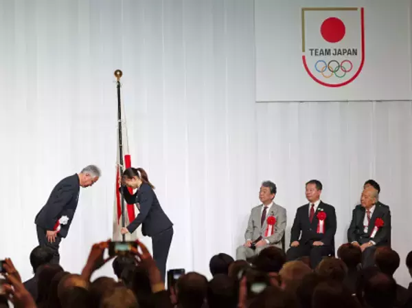 日本選手団が解団式