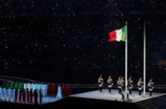 イタリア国旗　五輪