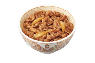 牛丼の並、３０円値上げ