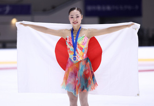 優勝した島田　フィギュア