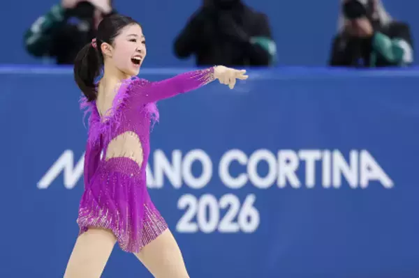 演技を終えた千葉　五輪