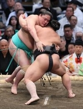 組み合う一山本