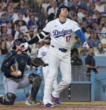 ドジャース大谷は無安打　大リーグ