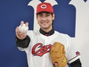 右腕ターノック「日本で成功を」＝プロ野球・広島