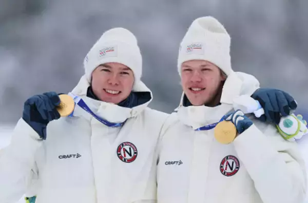 金メダルのノルウェー　五輪