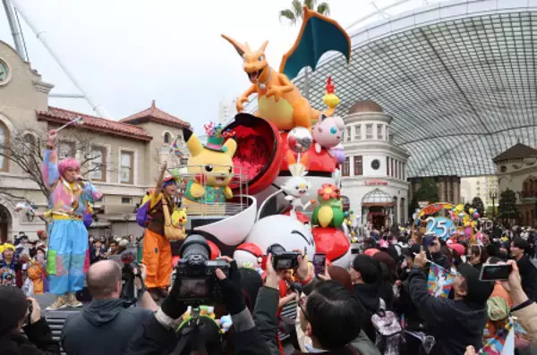 ＵＳＪ、４日から２５周年パレード