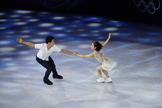 三浦、木原組のエキシビション　五輪