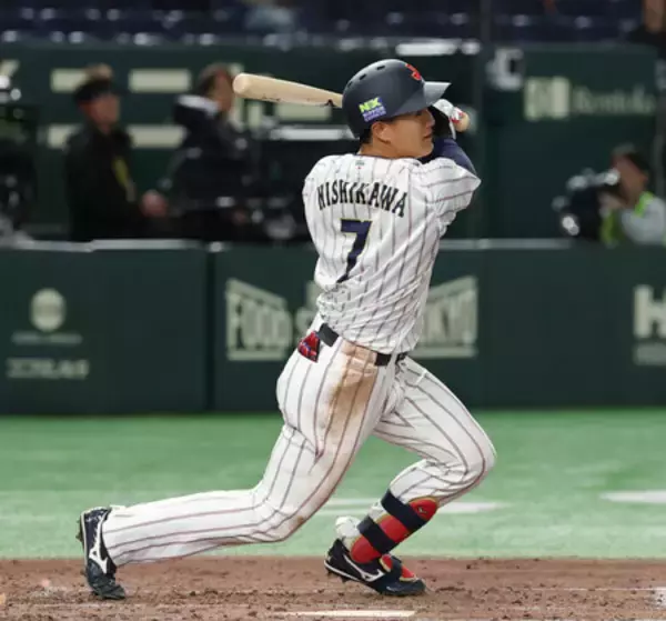 西川、積極打撃が奏功＝侍ジャパン