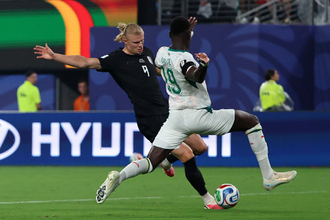 ハーランドのゴール　Ｗ杯サッカー