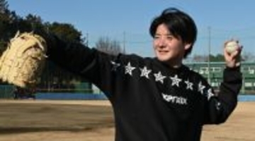 練習を公開した竹丸　プロ野球