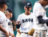 「木下、完投にも満足せず＝高校野球・高川学園」の画像1