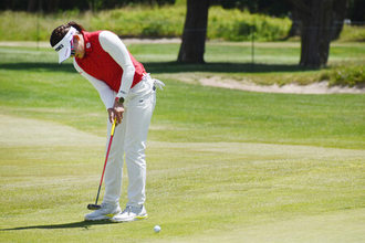岩井千怜、手応え残った３日間＝米女子ゴルフ