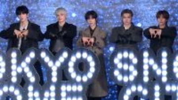 TOMORROW X TOGETHER、イルミネーション点灯式に登場