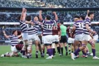 優勝した明大　全国大学ラグビー