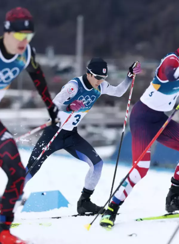 力走する山本涼　五輪