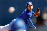 ドジャースの大谷翔平、五回途中無失点＝３年ぶりオープン戦登板―米大リーグ