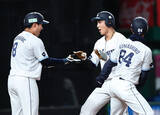 「喜ぶ長谷川　プロ野球」の画像1