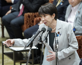 高市首相、ガソリン補助の縮小示唆