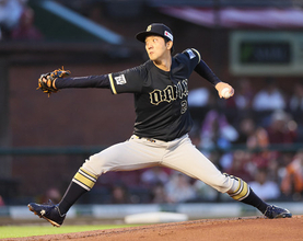 力投する田嶋　プロ野球