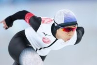 滑走する高木　五輪