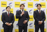 「壮行会に出席した阿部一ら　柔道」の画像1