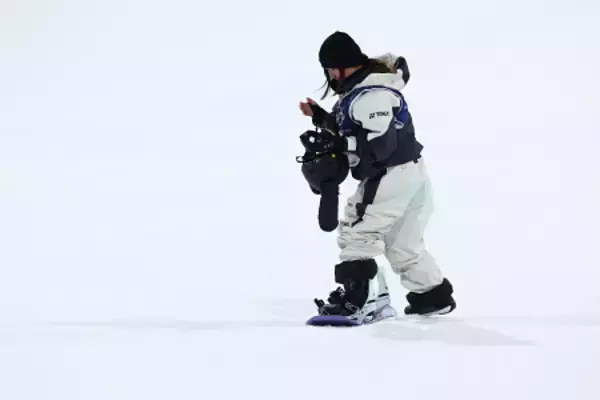 ３回目を終えた岩渕　五輪