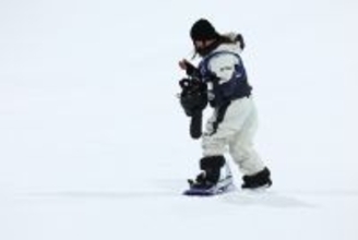 ３回目を終えた岩渕　五輪