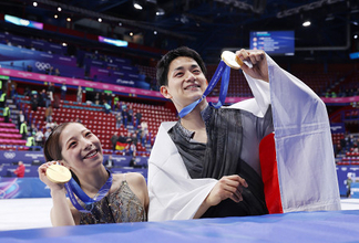 金メダルの三浦、木原組　五輪