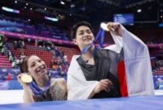 金メダルの三浦、木原組　五輪