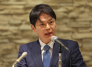 山中前市長、再出馬表明＝「誠実に市民と向き合う」―横浜市長選