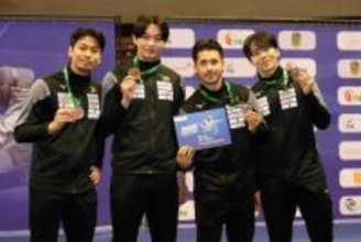 サーブル日本男子が３位＝フェンシングＷ杯