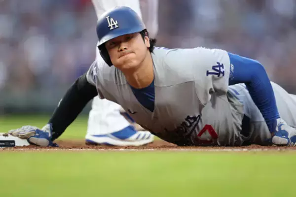 けん制死の大谷　大リーグ
