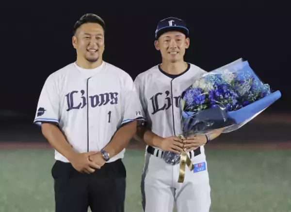 栗山と中島さん　プロ野球