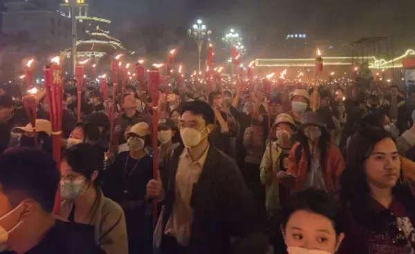 中国の「火把節」