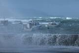 「ＮＺ首都に１１メートルの高波、住民数百人避難」の画像1