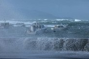 ＮＺ首都に１１メートルの高波、住民数百人避難