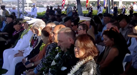 真珠湾攻撃８４年で追悼式典