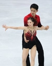 三浦、木原組の演技　五輪