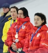 金メダルの戸塚　五輪