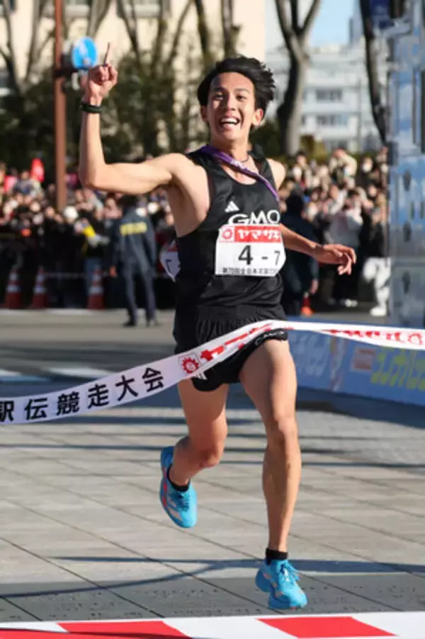 ＧＭＯが初優勝＝２区からトップ、大会新―全日本実業団駅伝