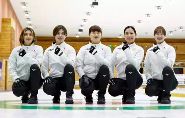 日本女子が練習公開＝カーリング