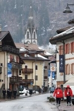 開幕前のプレダッツォ中心街　五輪