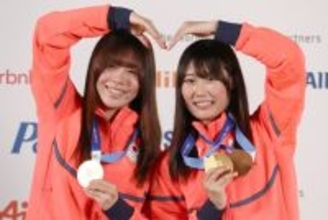 笑顔の村瀬心、深田　五輪