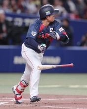 森下の勝ち越しソロ　野球