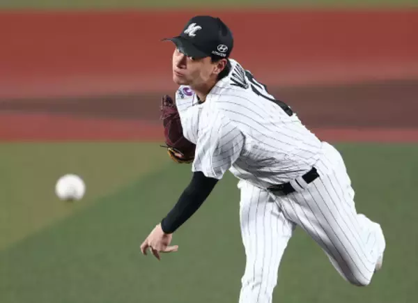 力投する毛利　プロ野球