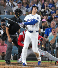 ２ランの大谷　大リーグ