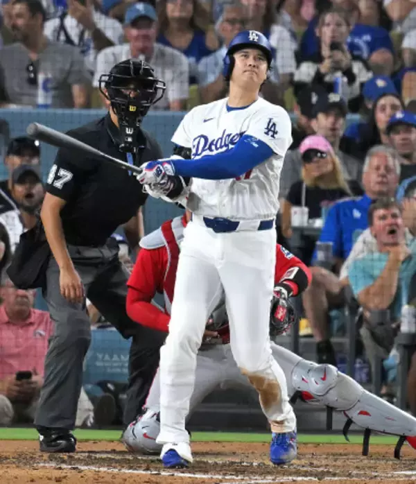 ２ランの大谷　大リーグ